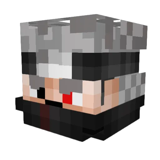 00ThatGuy00 Minecraft avatar head, 3D render