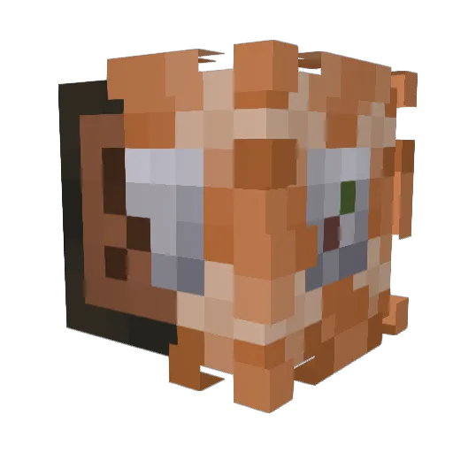 00Wav Minecraft avatar head, 3D render