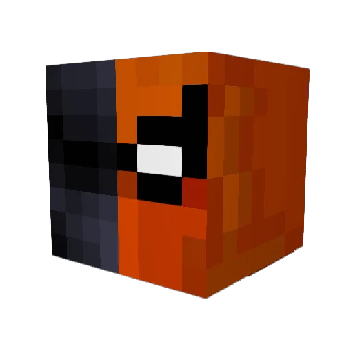 00_gamer_00 Minecraft avatar head, 3D render