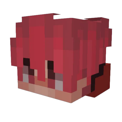 00brytania Minecraft avatar head, 3D render