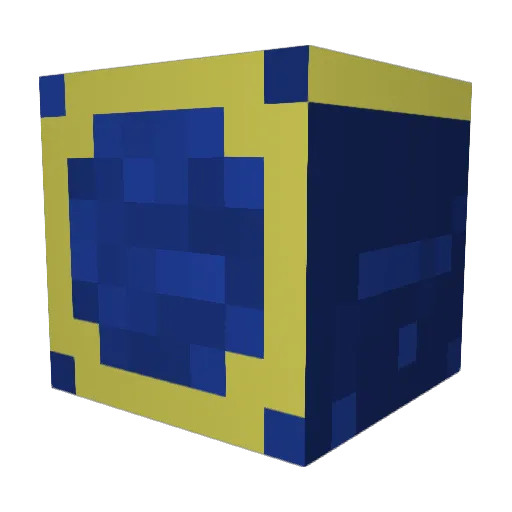 00ff Minecraft avatar head, 3D render
