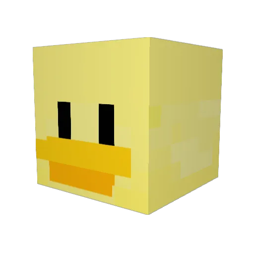 00fme Minecraft avatar head, 3D render