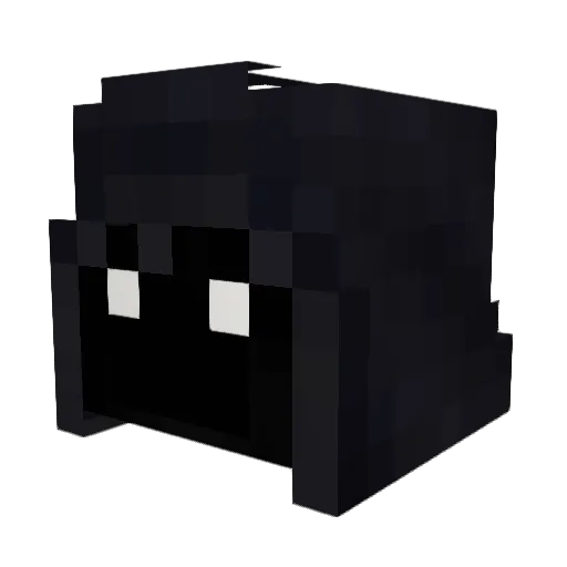 00invi Minecraft avatar head, 3D render