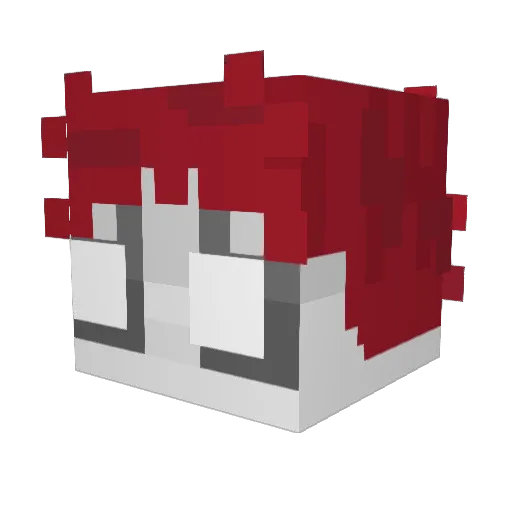 00nx Minecraft avatar head, 3D render