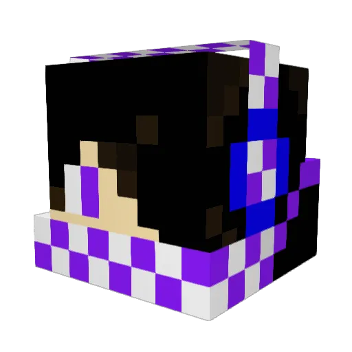 00sugar00 Minecraft avatar head, 3D render
