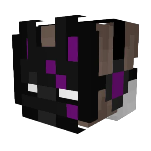 013enZ Minecraft avatar head, 3D render