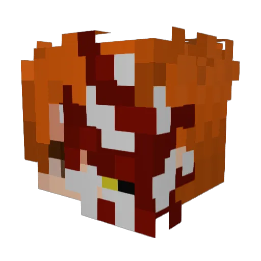 018rs Minecraft avatar head, 3D render