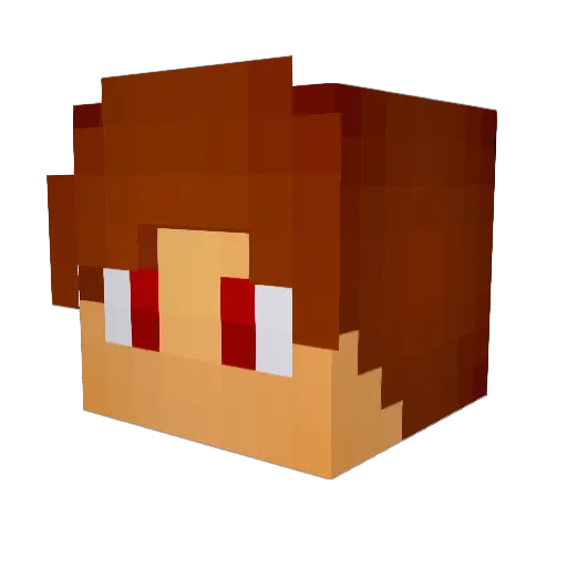 01Puzzles Minecraft avatar head, 3D render