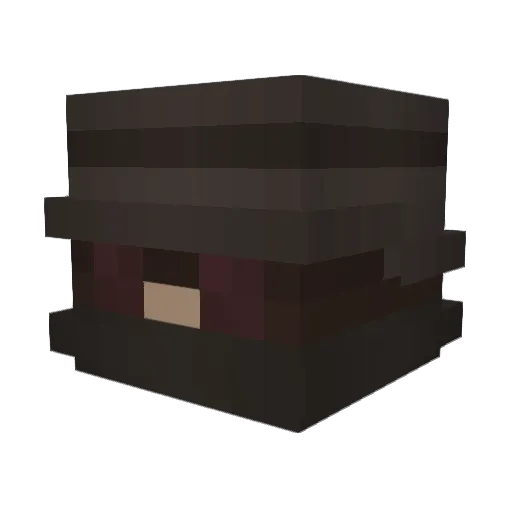 01Reaper Minecraft avatar head, 3D render