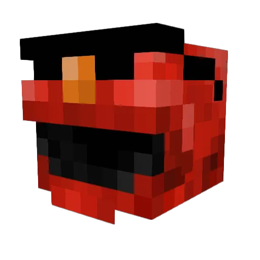 01Simi Minecraft avatar head, 3D render