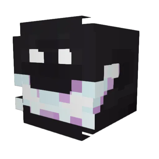 01_Agxstin Minecraft avatar head, 3D render