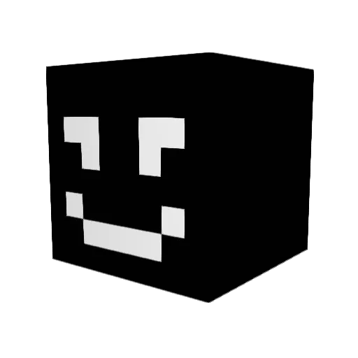 01erme Minecraft avatar head, 3D render