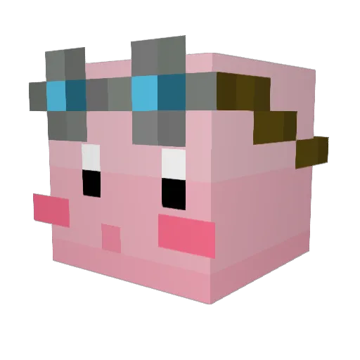 01legion1 Minecraft avatar head, 3D render