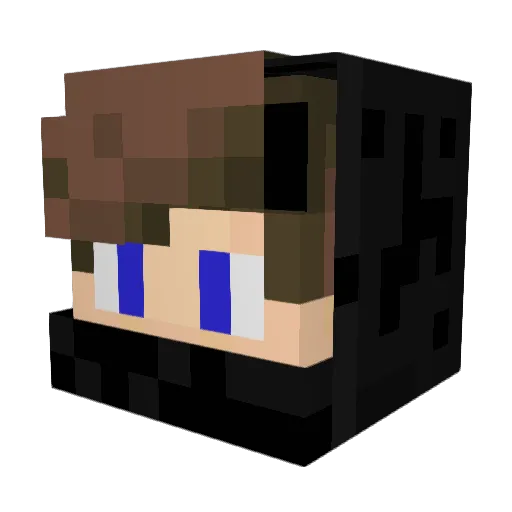 01marek01 Minecraft avatar head, 3D render