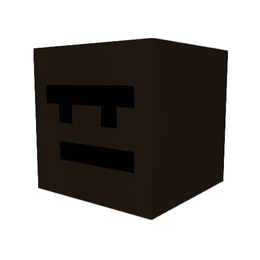 02cm Minecraft avatar head, 3D render