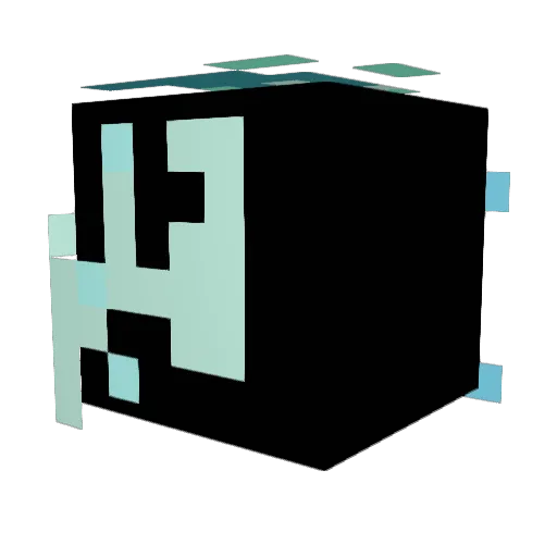 02rose03 Minecraft avatar head, 3D render