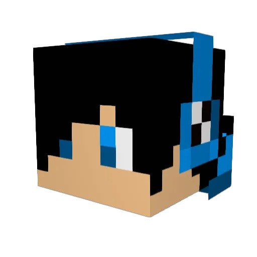 02skaplan Minecraft avatar head, 3D render