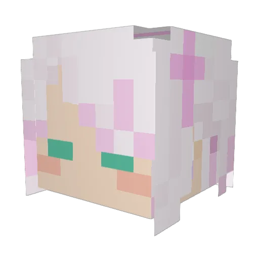 0301takeyan Minecraft avatar head, 3D render