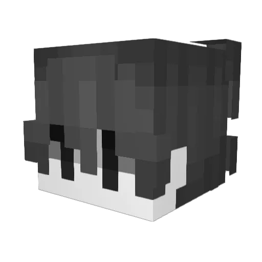 030326 Minecraft avatar head, 3D render