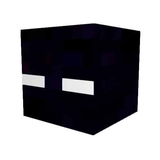 03K64Firefly Minecraft avatar head, 3D render