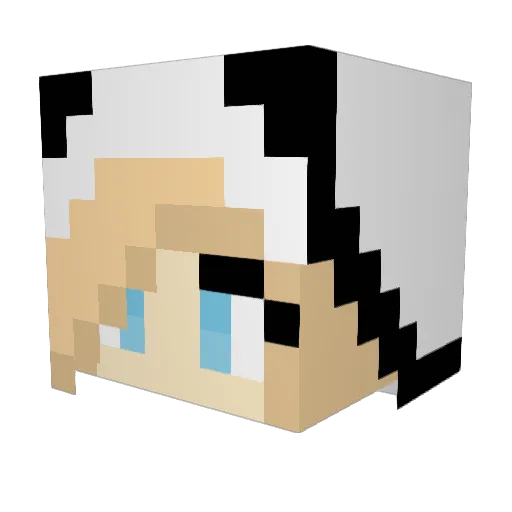 03Tyken Minecraft avatar head, 3D render
