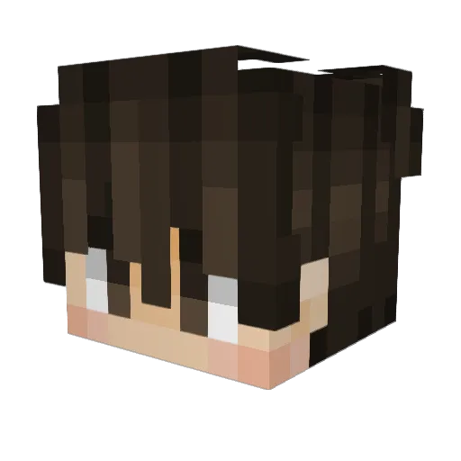 03luda Minecraft avatar head, 3D render