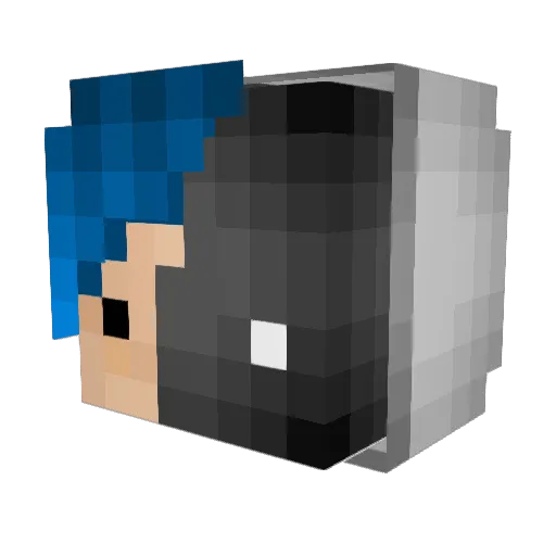 03retsu Minecraft avatar head, 3D render