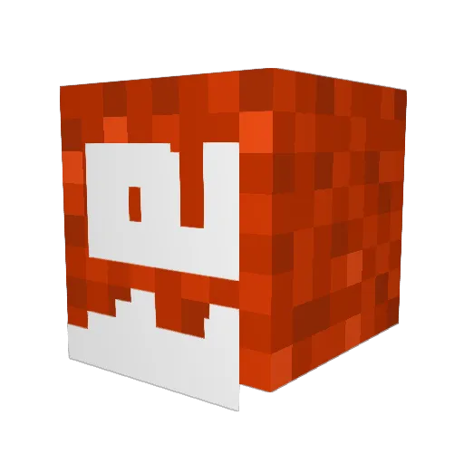 03sN Minecraft avatar head, 3D render