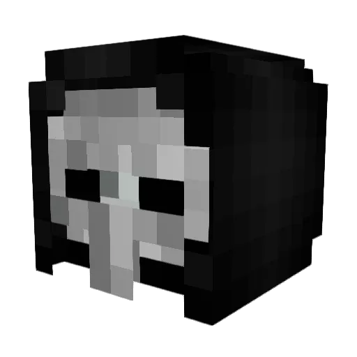 049FAN Minecraft avatar head, 3D render