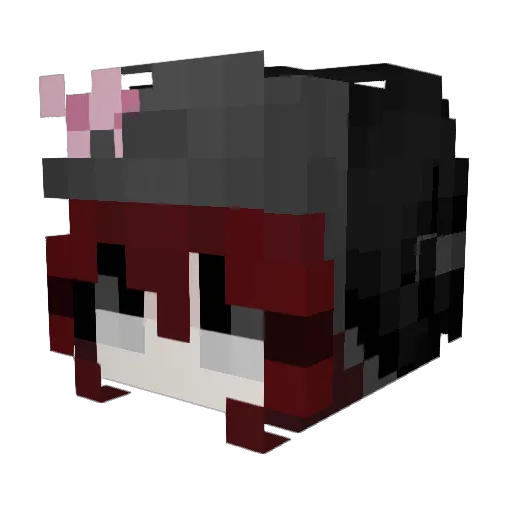 049Prodigy Minecraft avatar head, 3D render
