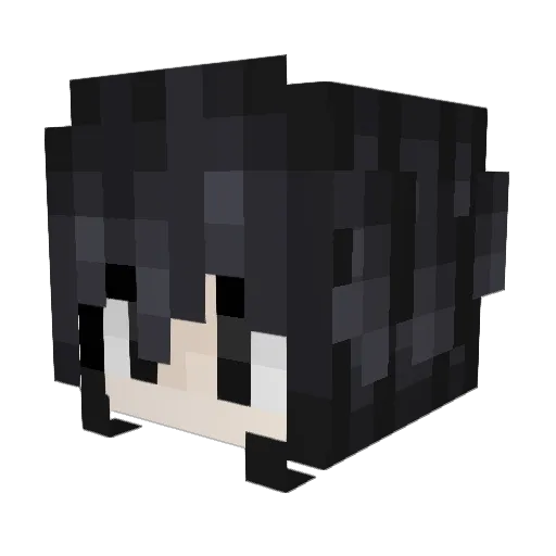04shi Minecraft avatar head, 3D render