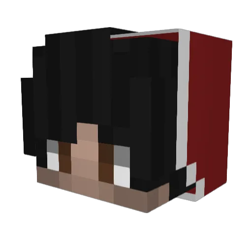 04thr004 Minecraft avatar head, 3D render