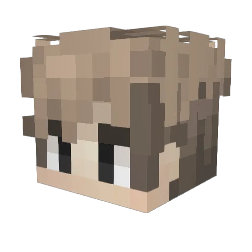 05052025 Minecraft avatar head, 3D render