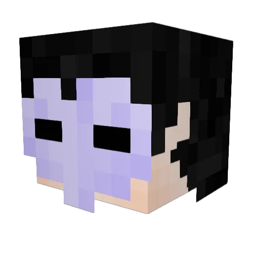 0526_ Minecraft avatar head, 3D render