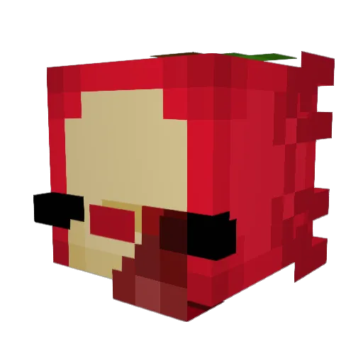 05Amasyali05 Minecraft avatar head, 3D render