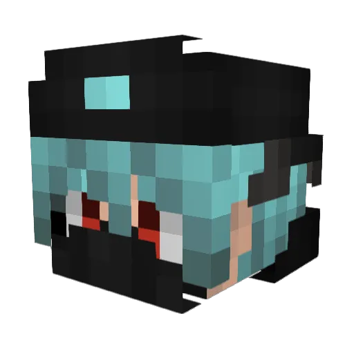 05JesusPro12 Minecraft avatar head, 3D render