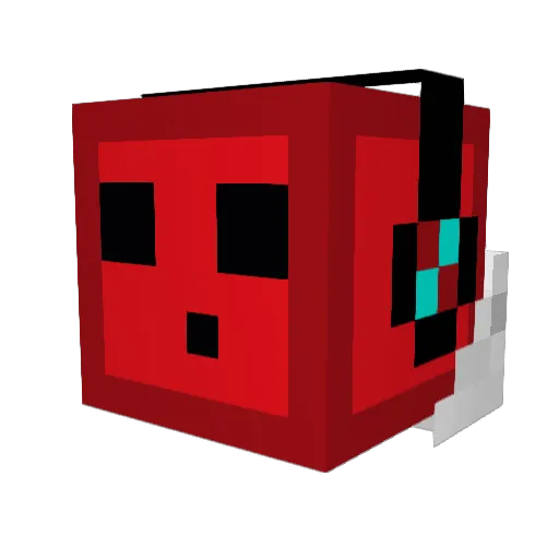 05Nico Minecraft avatar head, 3D render