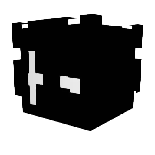 05er Minecraft avatar head, 3D render