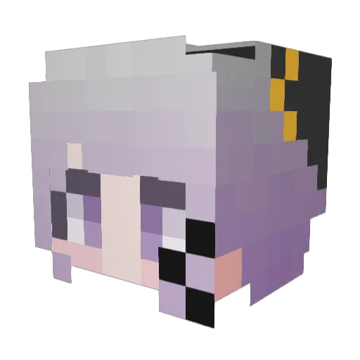060114 Minecraft avatar head, 3D render