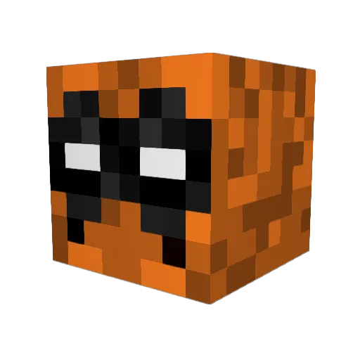 06sevans Minecraft avatar head, 3D render