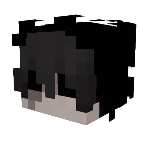073z Minecraft avatar head, 3D render