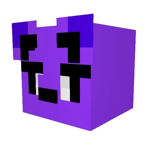 07_Pau1e Minecraft avatar head, 3D render