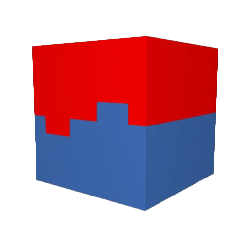 07_pixon_07 Minecraft avatar head, 3D render