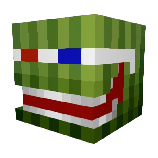 07jfaulkner Minecraft avatar head, 3D render