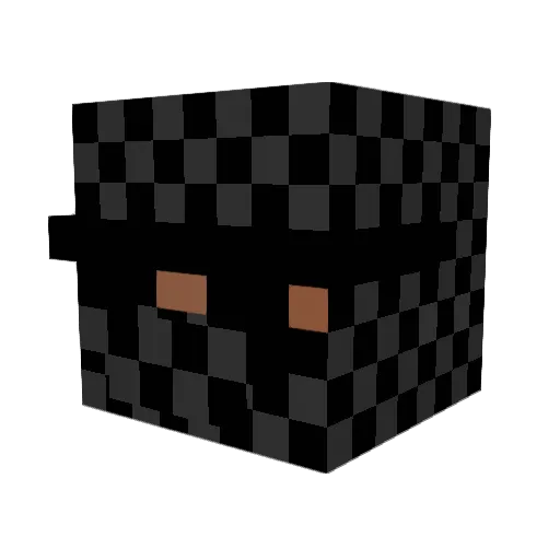 0815Jonny Minecraft avatar head, 3D render