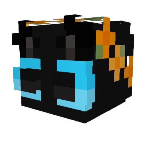 085s Minecraft avatar head, 3D render