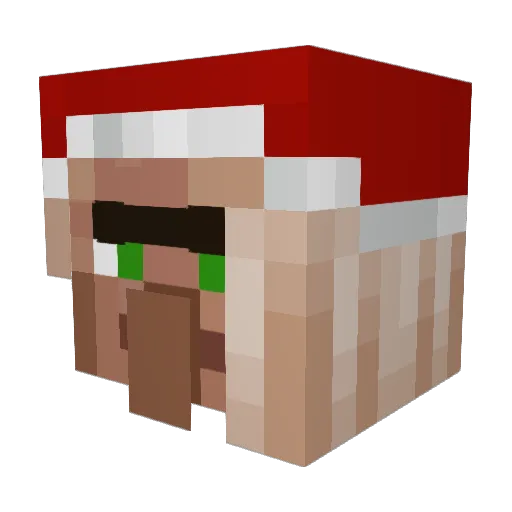 098rebyc Minecraft avatar head, 3D render
