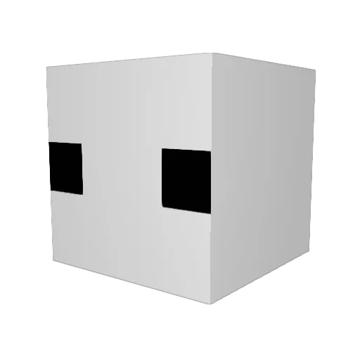 09Lava_Bro Minecraft avatar head, 3D render
