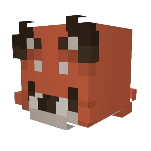 09Wilbur_ Minecraft avatar head, 3D render