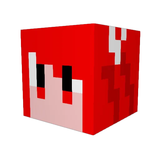 09okajun Minecraft avatar head, 3D render